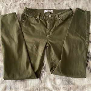 Army Green Skinny Jeans